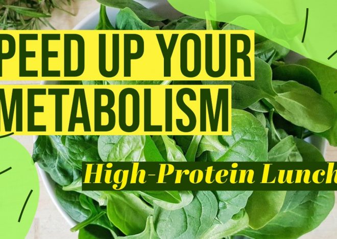 High-Protein Lunch: Spinach, Mushrooms & Eggs
