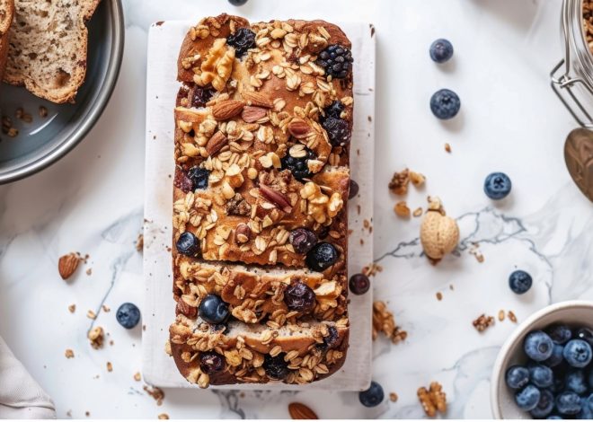 Healthy & Delicious: Blueberry Oat Slices Recipe