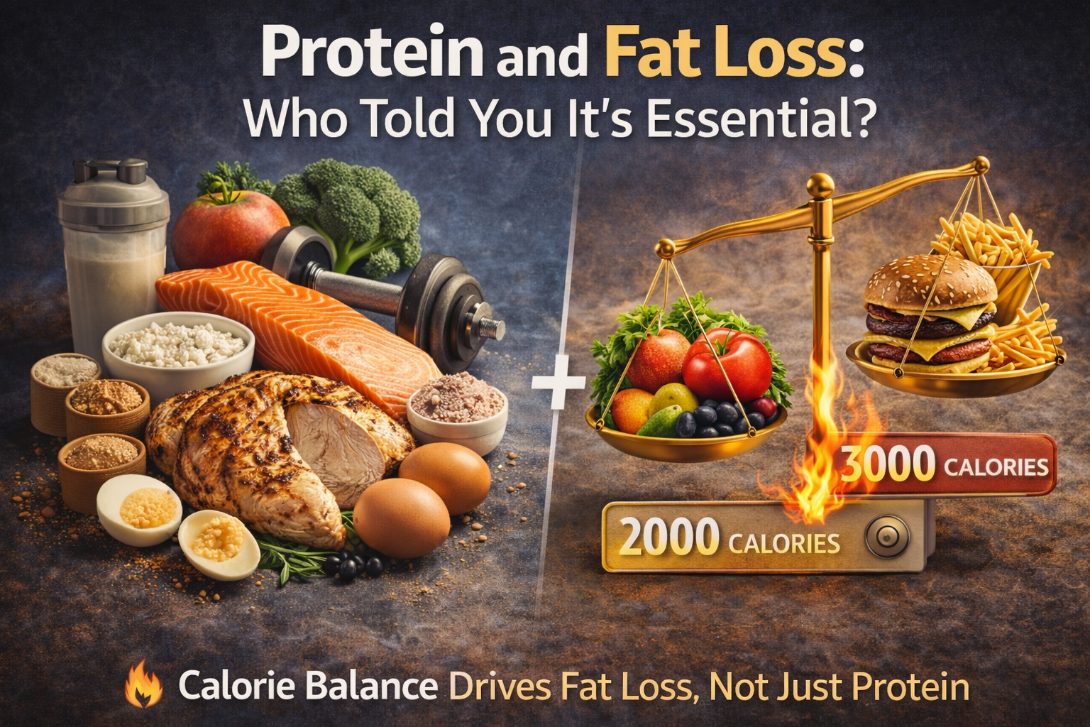 Protein and Fat Loss: Who Told You It’s Essential?