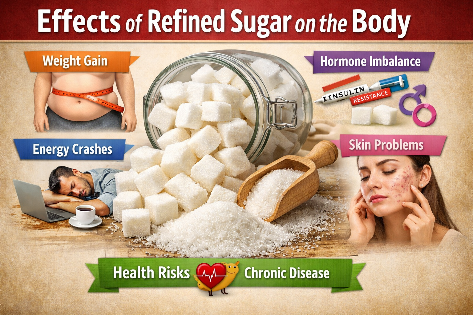What Happens to Your Body When You Consume Too Much Refined Sugar?