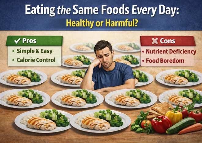 Eating the Same Foods Every Day: Healthy or Harmful?